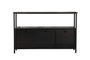 Nordure Consola Solace Madera Negra y Negra